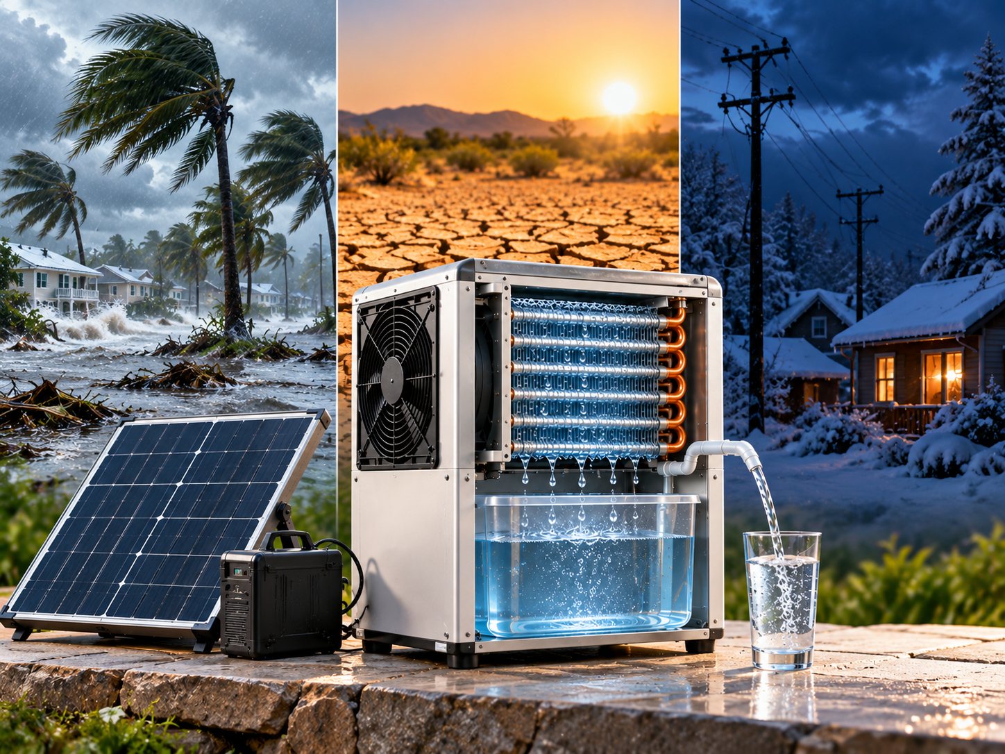 Water Freedom System for emergencies - DIY water generation when municipal supply fails